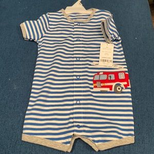 Carter’s onesie 9 months short sleeves fire truck